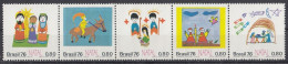 BRAZIL 1564-1568,unused (**) Christmas 1976 - Unused Stamps
