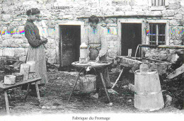 Reproduction CPA - Paysans - Auvergne - Fabrique Du Fromage - CPM - Carte Neuve - Voir Scans Recto-Verso - Paysans