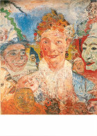 Art - Peinture - James Ensor - Vieille Femme Aux Masques - Gent Museum Voor Schone Kunsten - CPM - Carte Neuve - Voir Sc - Schilderijen