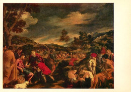 Art - Peinture Religieuse - Pedro De Orrente - Christ Feeding Men - CPM - Carte Neuve - Voir Scans Recto-Verso - Schilderijen, Gebrandschilderd Glas En Beeldjes