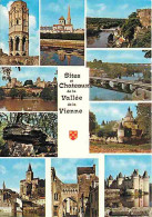 86 - Vienne - Chateaux De La Vallée De La Vienne - Multivues - Blasons - Carte Neuve - CPM - Voir Scans Recto-Verso - Autres & Non Classés