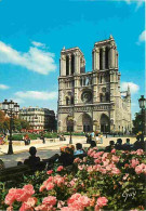75 - Paris - Cathédrale Notre Dame - La Place Du Parvis Notre-Dame - Fleurs - Carte Neuve - CPM - Voir Scans Recto-Verso - Notre Dame De Paris
