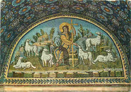 Art - Mosaique Religieuse - Ravena - Le Bon Pasteur - CPM - Voir Scans Recto-Verso - Gemälde, Glasmalereien & Statuen