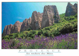 26 - Drome - Les Rochers Des Mées - Champs De Lavande - Curiosité Géologique - CPM - Voir Scans Recto-Verso - Autres & Non Classés