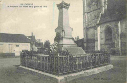 80 - Hallencourt - Le Monument Aux Morts De La Guerre De 1870 - CPA - Voir Scans Recto-Verso - Autres & Non Classés