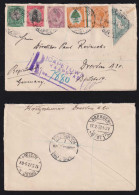 South Africa 1927 Registered Cover 4P Triangle Stamp CAPE TOWN X DRESDEN Germany - Briefe U. Dokumente