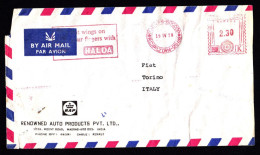 India, HALDA, Madras, R.C.(P)LTD, 2,30 Rupees, K, Ema, Meter, Freistempel - Storia Postale