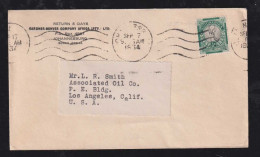 South Africa 1934 Printed Matter JOHANNESBURG X LOS ANGELES USA - Storia Postale