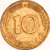 Germany Federal Republic - 10 Pfennig 1976 D, KM# 108 (#4651) - 10 Pfennig