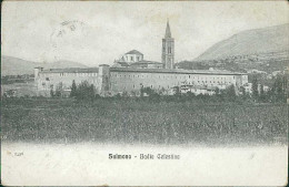 SULMONA ( L'AQUILA ) BADIA CELESTINA - SPEDITA 1917 (20787) - L'Aquila