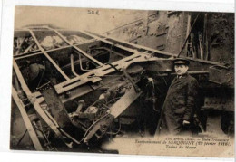 SERQUIGNY TAMPONNEMENT DU TRAIN DU HAVRE LE 20/02/1916 TRES ANIMEE - Serquigny