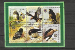 GUINEA BISSAO  Nº 879 Al 884 - Eagles & Birds Of Prey
