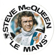 ***  STEVE  MC QUEEN   ***   -  Sticker  /  Gulf  /  Le Mans  -  Zie / Voir / See / Scan's - Artiesten