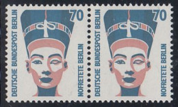 Berlin Mi.Nr.814/814 - Berlin Nofretete Büste - 70 Pfennig - Waagerechtes Paar - Unused Stamps