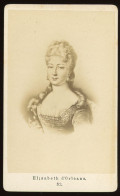 Élisabeth Marguerite D'Orléans French Duchess Circa 1860 Cdv Photo - Personalità