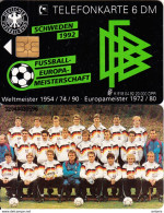GERMANY - Deutscher Fussball-Bund, National Football Team(K 918), Tirage 20000, 04/92, Mint - K-Series : Serie Clientes