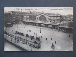 AK PARIS 1926 Gare De L'Est // P9102 - Transport Urbain En Surface