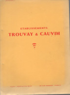 Paris , Catalogue Pièces Mécanique  TROUVAY ET CAUCIN Joints   (CAT7206) - Werbung