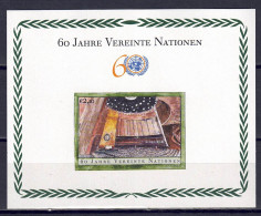 UNO Wien 2005 - 60 Jahre UNO, Block 19, Postfrisch ** / MNH - Unused Stamps