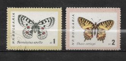 BULGARIE   N°  1155/1156  " PAPILLONS " - Other & Unclassified
