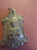 Médaille Religieuse Ancienne / Coeur Du Christ/ Vierge à L'Enfant/ Origine à Déterminer/ Début XXéme            MDR44 - Religion &  Esoterik