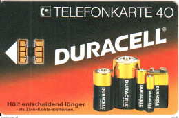 GERMANY - Duracell(K 184), Tirage 25000, 12/90, Used - K-Series : Serie Clientes