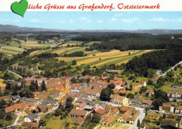 1 AK Österreich * Blick Auf Grafendorf Bei Hartberg - Luftbildaufnahme * - Autres & Non Classés