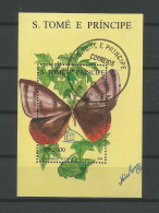 St Tome E Principe 1996 Butterflies S/S Y.T. BF 163AD (0) - Sao Tome Et Principe