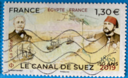 France 2019 : 150e Anniversaire De La Construction Du Canal De Suez N° 5347 Oblitéré - Usati