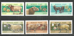 Mongolia 1999 Year , Mint Stamps MNH (**),  Mi# 3032-37 - Mongolië