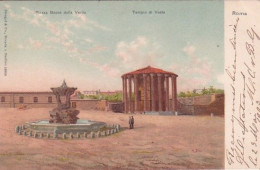 1850	484	Roma, Piazza Bocca Della Verita Tempio Di Vesta 1903  - Piazze
