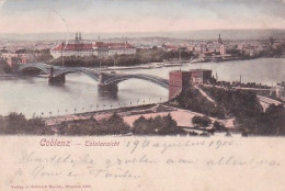 1850	500	Coblenz, Totalansicht (poststempel 1901)(sehe Ecken) - Koblenz