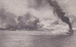 1850	462	Grosser Kreuzer Einen Torpedo Bootangriff Abschlagend. (poststempel 1905)(sehe Ecken Und Kanten) - Guerre