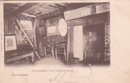 1850	262	Zaandam, Binnenkamer V. H. Czaarpeterhuisje (poststempel 1900)(linksboven Een Klein Vouw) - Zaandam