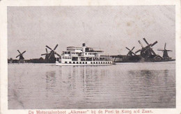 1850	203	Koog A/d Zaan, De Motorsalonboot ,,Alkmaar’’ Bij De Poel.(minuscule Vouwen In De Hoeken) - Zaanstreek