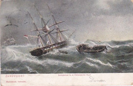 1850	175	Zandvoort, Schipbreuk B. D. Hollandsche Kust (linksonder Een Vouw) - Zandvoort