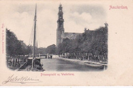 1850	113	Amsterdam, Prinsengracht En Westertoren (poststempel 1900) - Amsterdam