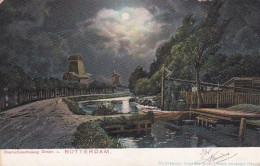 1850	51	Rotterdam, Overschiescheweg Bij Avond (zie Hoeken En Randen) - Rotterdam