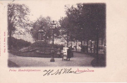 1850	18	Amsterdam,  Prins Hendrikplantsoen (poststempel 1901) - Amsterdam