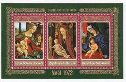 BURUNDI Block 67,unused,Christmas 1972,hinged (*) - Unused Stamps