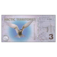 C0014# Territorios Árticos 2011 [BLL] 3 Dólar Polar (SC) - Fiktive & Specimen