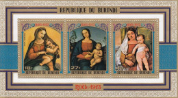 BURUNDI Block 74,unused,Christmas 1973,hinged (*) - Unused Stamps