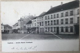 IZEGEM IZEGHEM Groote Markt (Oostkant) CP Postée Entre 1900 Et 1910 - Izegem