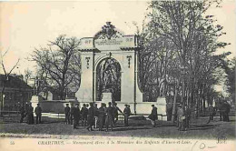 28 - Chartres - Monument élevé à La Mémoire Des Enfants D'Eure Et Loir - Animée - Monument Aux Morts - CPA - Voir Scans  - Chartres