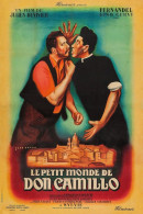 Cinema - Le Petit Monde De Don Camillo - Fernandel - Illustration Vintage - Affiche De Film - CPM - Carte Neuve - Voir S - Affiches Sur Carte