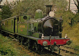 Trains - Royaume Uni - Locomotive No 24 Calbourne Preserved On The Isle Of Wight Steam Railway - Locomotive - CPM - UK - - Trains