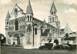 86 - Poitiers - Eglise Notre Dame La Grande - Automobiles - Camions - Carte Dentelée - CPSM Grand Format - Voir Scans Re - Poitiers