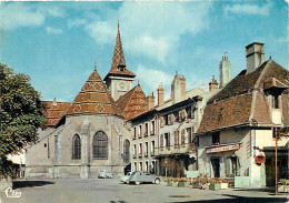 71 - Louhans - Abside De L'Eglise - Place De L'Hotel De Ville - Automobiles - 2CV - CPM - Voir Scans Recto-Verso - Louhans