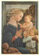 Art - Peinture Religieuse - Firenze - Galleria Uffizi - Filippo Lippi - L'Adorazione - CPM - Voir Scans Recto-Verso - Schilderijen, Gebrandschilderd Glas En Beeldjes