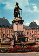 08 - Charleville Mézières - La Place Ducale - La Statue De Charles De Gonzague - Fleurs - CPM - Voir Scans Recto-Verso - Charleville